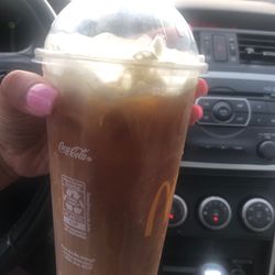 McDonald's - Where's the creamer? Iced Coffee