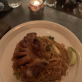Up Thai - Pad Thai with crispy duck. All dark meat. - Thai Near Me - New York, New York