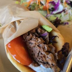 The Porterhouse - Beef gyro.