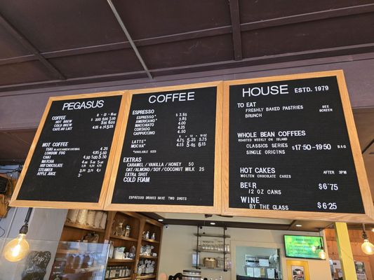 Menu photo 1 Pegasus Coffee House Bainbridge Island, WA Menu photo 1 Pegasus Coffee House Bainbridge Island, WA
