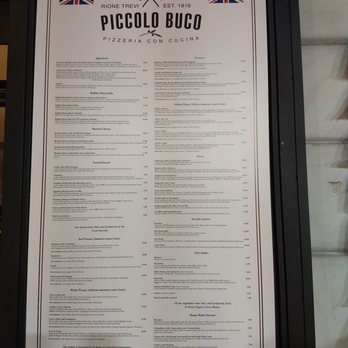 Piccolo Buco - Menu - Italian Near Me - Rome, RM Piccolo Buco - Menu - Italian Near Me - Rome, RM