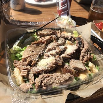 The Coop - Caesar salad with brisket to die for. - Chicken Wings Near Me - Millbury, Massachusetts The Coop - Caesar salad with brisket to die for. - Chicken Wings Near Me - Millbury, Massachusetts