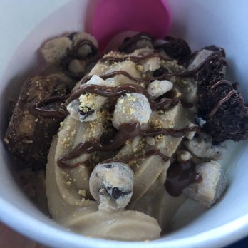 sweetFrog Premium Frozen Yogurt - Peanut butter and cheesecake yogurts with some sweet toppings...yummy! - Ice Cream & Frozen Yogurt Near Me - Suffolk, Virginia sweetFrog Premium Frozen Yogurt - Peanut butter and cheesecake yogurts with some sweet toppings...yummy! - Ice Cream & Frozen Yogurt Near Me - Suffolk, Virginia