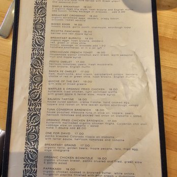 Dolina Santa Fe - Menu - Cafes Near Me - Santa Fe, New Mexico