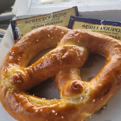 QuikTrip - Just like I asked lightly salted Little grey poupon mustard perfect