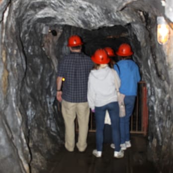 Hangtown Gold Bug Park - Hard hats so you don't bump your head.  (Easy to do.) - Parks Near Me - Placerville, California