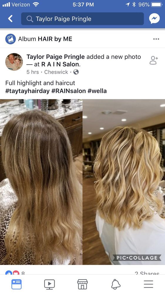 R A I N Salon Logo
