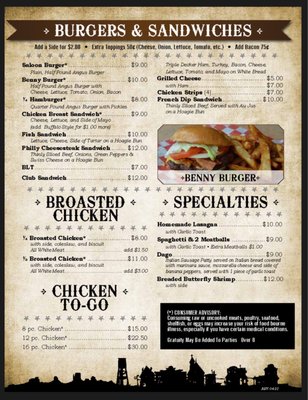 Menu photo 7 Willow River Saloon/Carbone's Pizzeria Hudson, WI Menu photo 7 Willow River Saloon/Carbone's Pizzeria Hudson, WI