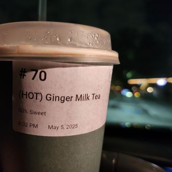 Feng Cha Teahouse - Ginger milk tea - Desserts Near Me - Richardson, Texas