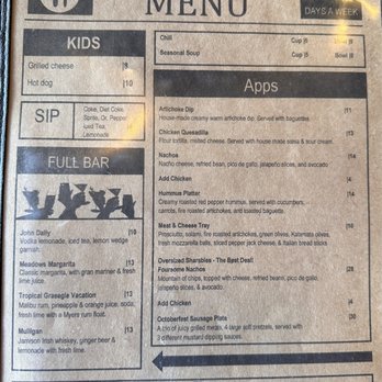 Graeagle Meadows Clubhouse Restaurant - Lunch menu - New American Near Me - Graeagle, California