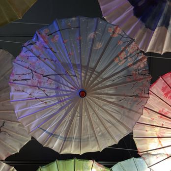 Sono Sushi - Umbrella decor on ceiling - Japanese Near Me - Raleigh, North Carolina