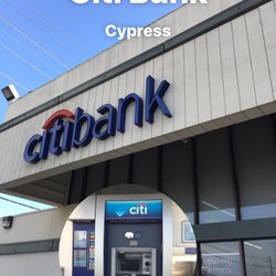 Citibank - In city of cypress and ATM access outside