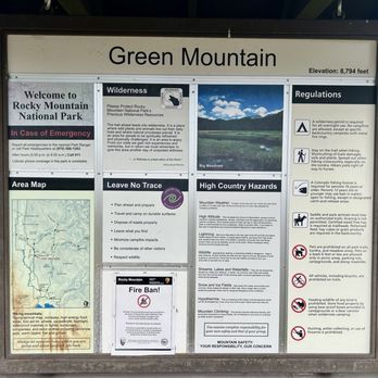 Green Mountain Trailhead - Green Mountain Information - Hiking Near Me - Grand Lake, Colorado