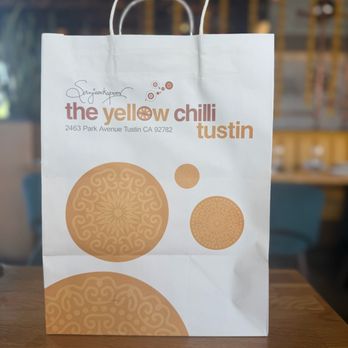 The Yellow Chilli Tustin - Take out bag - Indian Near Me - Tustin, California The Yellow Chilli Tustin - Take out bag - Indian Near Me - Tustin, California