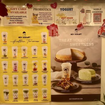 Hey Yogurt - Menu as of October 2025 - Desserts Near Me - Englewood, New Jersey Hey Yogurt - Menu as of October 2025 - Desserts Near Me - Englewood, New Jersey