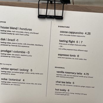 The Coffee Movement - Menu - Coffee & Tea Near Me - San Francisco, California The Coffee Movement - Menu - Coffee & Tea Near Me - San Francisco, California