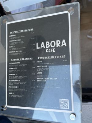 Menu photo 2 Labora San Diego, CA