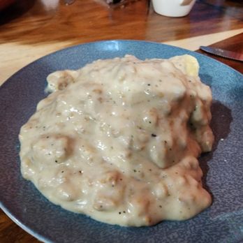 El Toro Loco - Standard biscuits and gravy!  No c9mplaints from me. - Mexican Near Me - Amity, Oregon