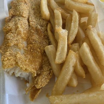 Good Luck Drive-In - What was left of my catfish and fries that I took home for lunch tomorrow. Yum! Crispy and perfectly cooked. Thank you! - American Near Me - Fort Worth, Texas Good Luck Drive-In - What was left of my catfish and fries that I took home for lunch tomorrow. Yum! Crispy and perfectly cooked. Thank you! - American Near Me - Fort Worth, Texas