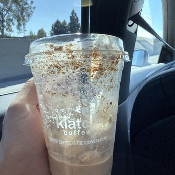 Klatch Coffee - Pumpkin pie iced latte 10/10 - Coffee & Tea Near Me - Diamond Bar, California