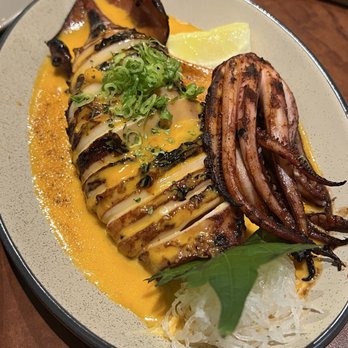 Manhatto - Grilled Squid - Japanese Near Me - New York, New York Manhatto - Grilled Squid - Japanese Near Me - New York, New York