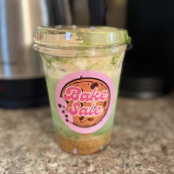 Bake Sale Bakery & Cafe - Cookie Butter Matcha Latte - Coffee & Tea Near Me - Azusa, California