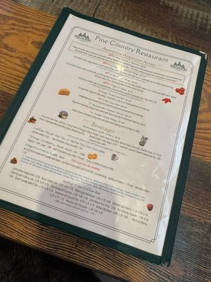 Menu photo 1 Pine Country Restaurant Williams, AZ Menu photo 1 Pine Country Restaurant Williams, AZ