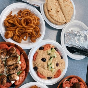 Souvlaki Place - a variety of food items - Greek Near Me - Bayville, New York