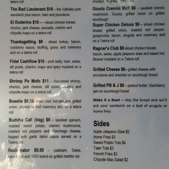 Valhalla Sandwiches - Menu - Sandwiches Near Me - Seattle, Washington Valhalla Sandwiches - Menu - Sandwiches Near Me - Seattle, Washington