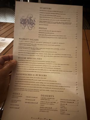 Menu photo 1 catalina kitchen Rancho Palos Verdes, CA