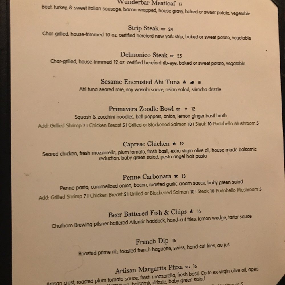 Wunderbar Bistro - Menu @ Wunderbar Bistro - American Near Me - Hudson, New York Wunderbar Bistro - Menu @ Wunderbar Bistro - American Near Me - Hudson, New York