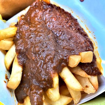 Original Tommy's - a hamburger covered in barbecue sauce and french fries - Burgers Near Me - El Monte, California Original Tommy's - a hamburger covered in barbecue sauce and french fries - Burgers Near Me - El Monte, California
