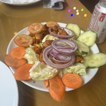 Urban Curry - Choila salad with 5 miniature pieces of chicken. For 17$ - Indian Near Me - San Francisco, California Urban Curry - Choila salad with 5 miniature pieces of chicken. For 17$ - Indian Near Me - San Francisco, California
