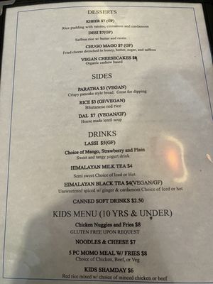Menu photo 2 Yak n Yeti II Carlisle, PA Menu photo 2 Yak n Yeti II Carlisle, PA