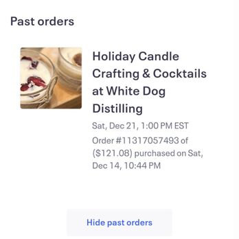 White Dog Distilling - This is my proof of purchase and proof of the funds white dog distillry stole from me because me n my wife got the flu. - Distilleries Near Me - Pawtucket, Rhode Island