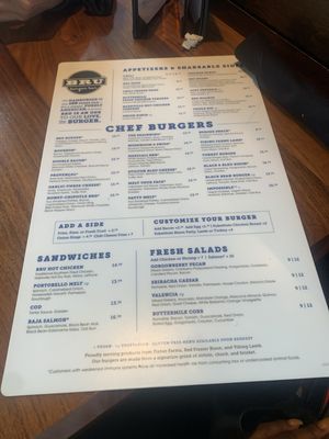 Menu photo 6 BRU Burger Bar - Brownsburg Brownsburg, IN