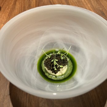 Commis - kaluga caviar with parsley root - New American Near Me - Oakland, California