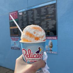 Pelican’s Snoballs - Small guava and cantaloupe with marshmallow