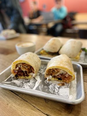 Photo of Kreuzberg California - San Luis Obispo, CA, US. Bacon Breakfast Burrito