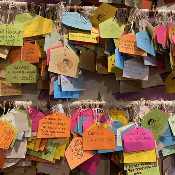 Friends Ramen - Wishing wall ... what will you wish for? - Ramen Near Me - Chicago, Illinois