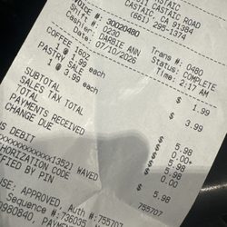 Receipt
