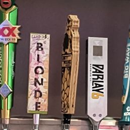 Beers on tap, I recommend the dirty wookie Beers on tap, I recommend the dirty wookie