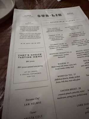 Menu photo 1 Sur Lie Portland, ME