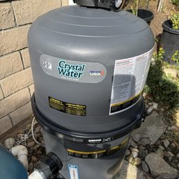 Pool Filter Installed