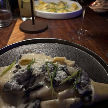 Bar Esquina - Pappardelle pasta and butternut squash pasta. - Bars Near Me - Cabo San Lucas, BCS Bar Esquina - Pappardelle pasta and butternut squash pasta. - Bars Near Me - Cabo San Lucas, BCS