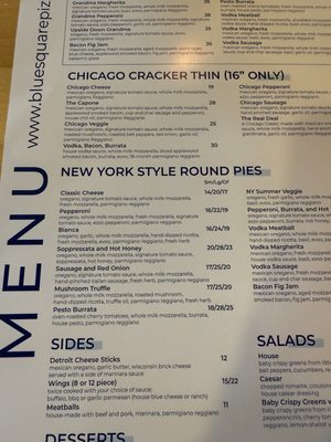 Menu photo 3 Blue Square Pizza Hopkinton, MA
