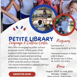 Petite Library Culture & Immersion Center - French Immersion after school programs