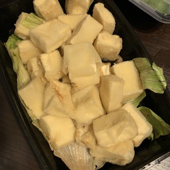 Chang's Garden - Fried Crispy Bean Curd. Must eat with sauce. Otherwise plain as heck. - Chinese Near Me - Arcadia, California