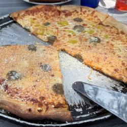 Excellent pizza! Meatballs and feta on the whole thing and half of it had banana peppers for my wife!