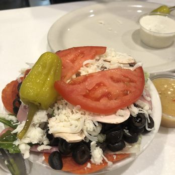 Grumpy Tom’s Pizza - Antipasto salad - Pizza Near Me - San Jacinto, California Grumpy Tom’s Pizza - Antipasto salad - Pizza Near Me - San Jacinto, California
